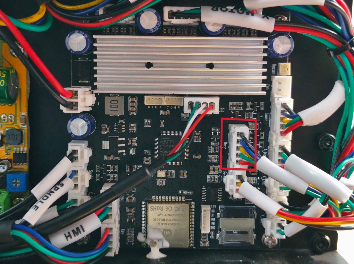 主控板插线