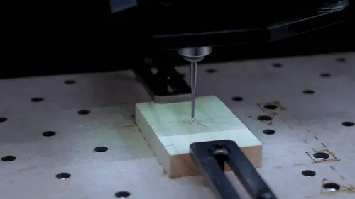 刀具处于中心点